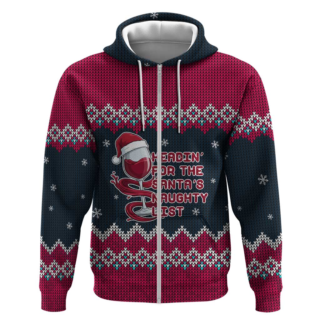 Headin For Santas Naughty Christmas Christmas Hoodie Xmas Holiday Patterns - Wonder Print Shop