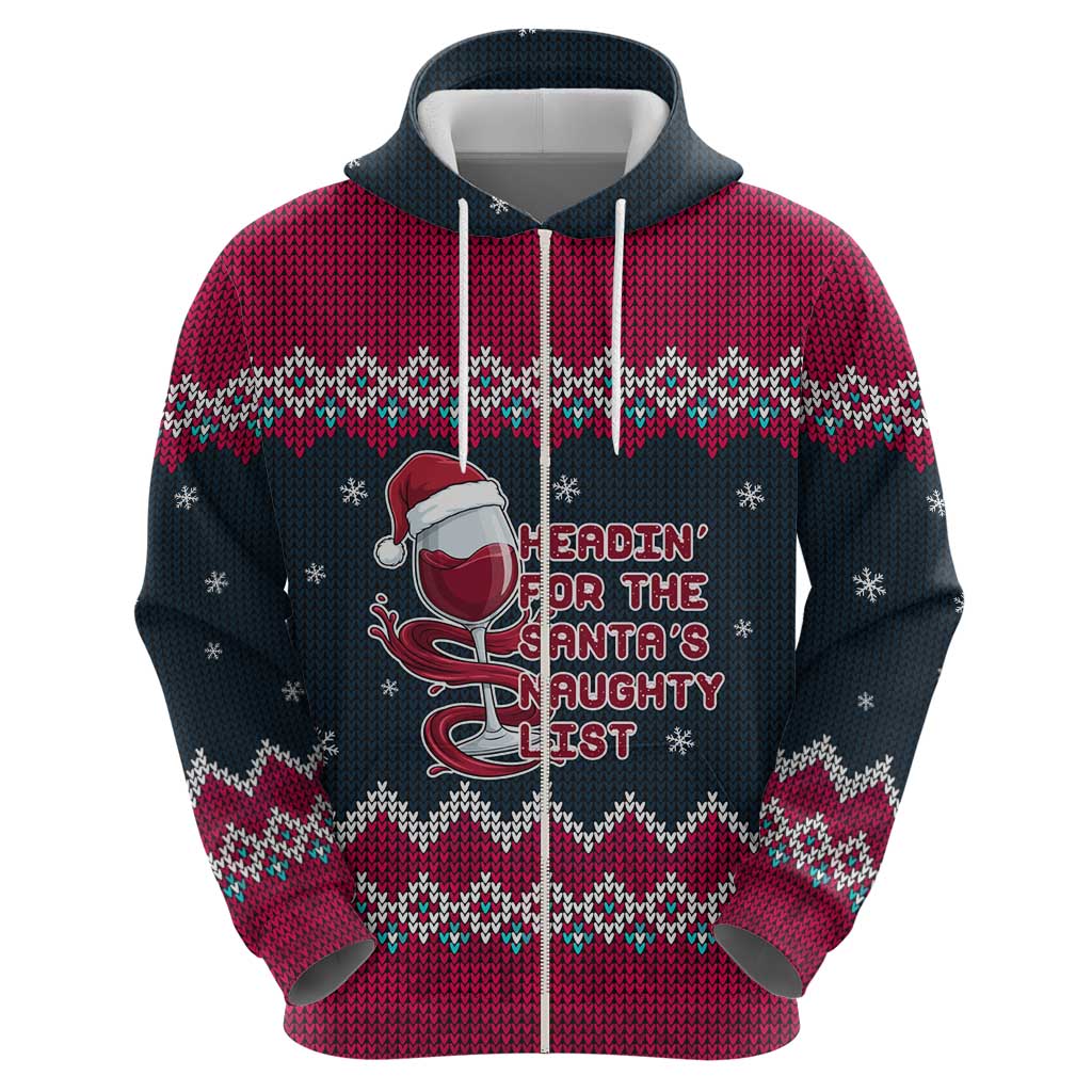 Headin For Santas Naughty Christmas Christmas Hoodie Xmas Holiday Patterns - Wonder Print Shop