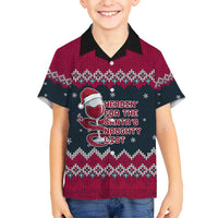 Headin For Santas Naughty Christmas Christmas Kid Hawaiian Shirt Xmas Holiday Patterns - Wonder Print Shop