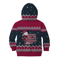 Headin For Santas Naughty Christmas Christmas Kid Hoodie Xmas Holiday Patterns - Wonder Print Shop
