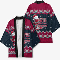 Headin For Santas Naughty Christmas Christmas Kimono Xmas Holiday Patterns - Wonder Print Shop