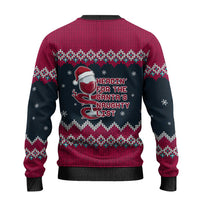 Headin For Santas Naughty Christmas Ugly Christmas Sweater Xmas Holiday Patterns - Wonder Print Shop