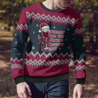 Headin For Santas Naughty Christmas Ugly Christmas Sweater Xmas Holiday Patterns - Wonder Print Shop