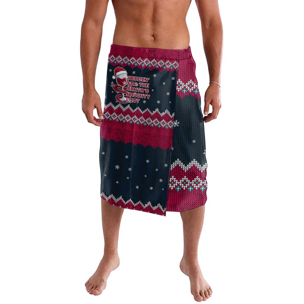 Headin For Santas Naughty Christmas Christmas Lavalava Xmas Holiday Patterns - Wonder Print Shop