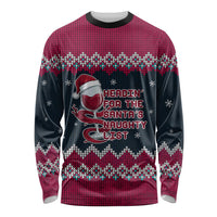 Headin For Santas Naughty Christmas Christmas Long Sleeve Shirt Xmas Holiday Patterns - Wonder Print Shop