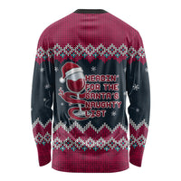 Headin For Santas Naughty Christmas Christmas Long Sleeve Shirt Xmas Holiday Patterns - Wonder Print Shop