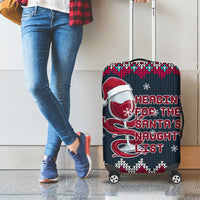 Headin For Santas Naughty Christmas Christmas Luggage Cover Xmas Holiday Patterns - Wonder Print Shop