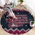 Headin For Santas Naughty Christmas Christmas Round Carpet Xmas Holiday Patterns - Wonder Print Shop
