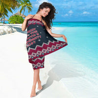 Headin For Santas Naughty Christmas Christmas Sarong Xmas Holiday Patterns - Wonder Print Shop