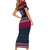 Headin For Santas Naughty Christmas Christmas Short Sleeve Bodycon Dress Xmas Holiday Patterns - Wonder Print Shop