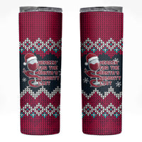 Headin For Santas Naughty Christmas Christmas Skinny Tumbler Xmas Holiday Patterns - Wonder Print Shop