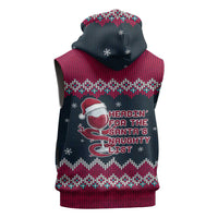 Headin For Santas Naughty Christmas Christmas Sleeveless Hoodie Xmas Holiday Patterns - Wonder Print Shop