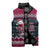 Headin For Santas Naughty Christmas Christmas Sleeveless Puffer Jacket Xmas Holiday Patterns - Wonder Print Shop