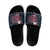 Headin For Santas Naughty Christmas Christmas Slide Sandals Xmas Holiday Patterns - Wonder Print Shop