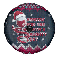 Headin For Santas Naughty Christmas Christmas Spare Tire Cover Xmas Holiday Patterns - Wonder Print Shop