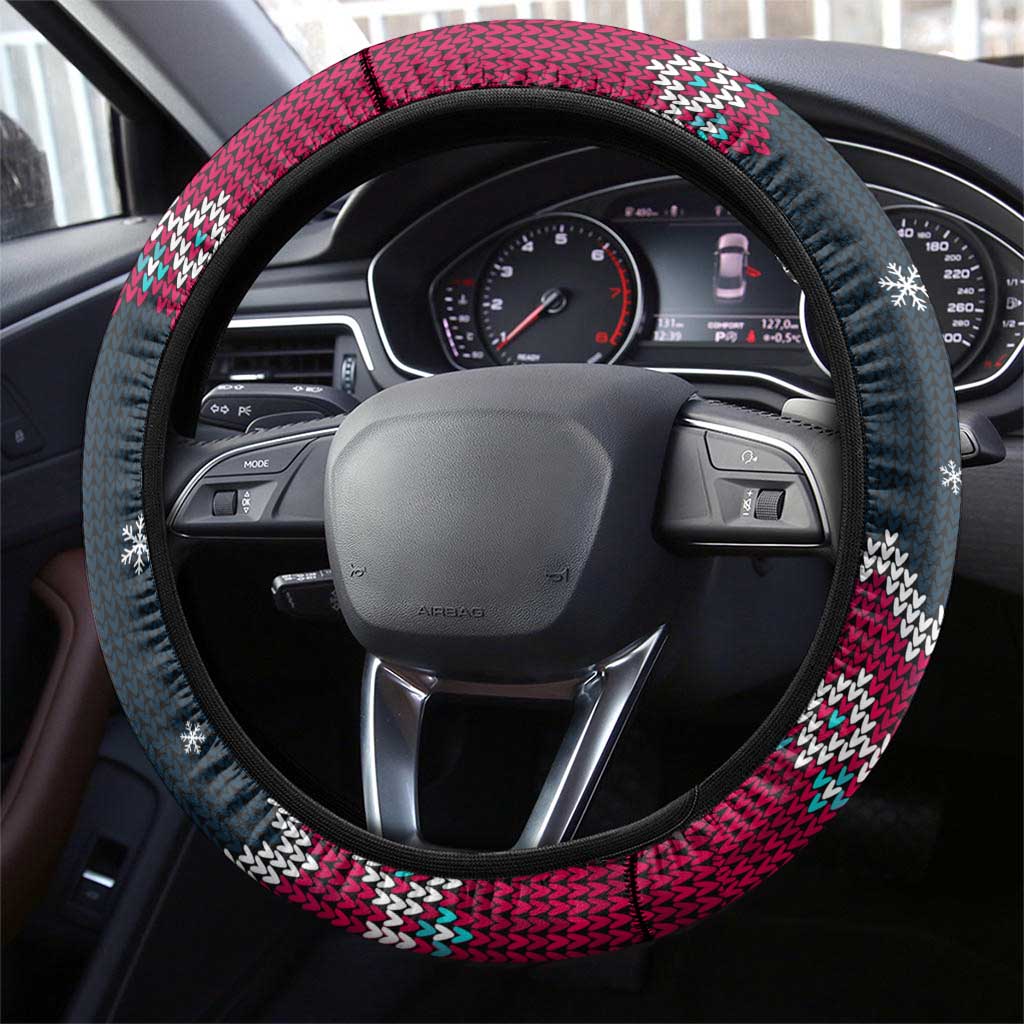 Headin For Santas Naughty Christmas Christmas Steering Wheel Cover Xmas Holiday Patterns - Wonder Print Shop