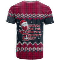Headin For Santas Naughty Christmas Christmas T Shirt Xmas Holiday Patterns - Wonder Print Shop