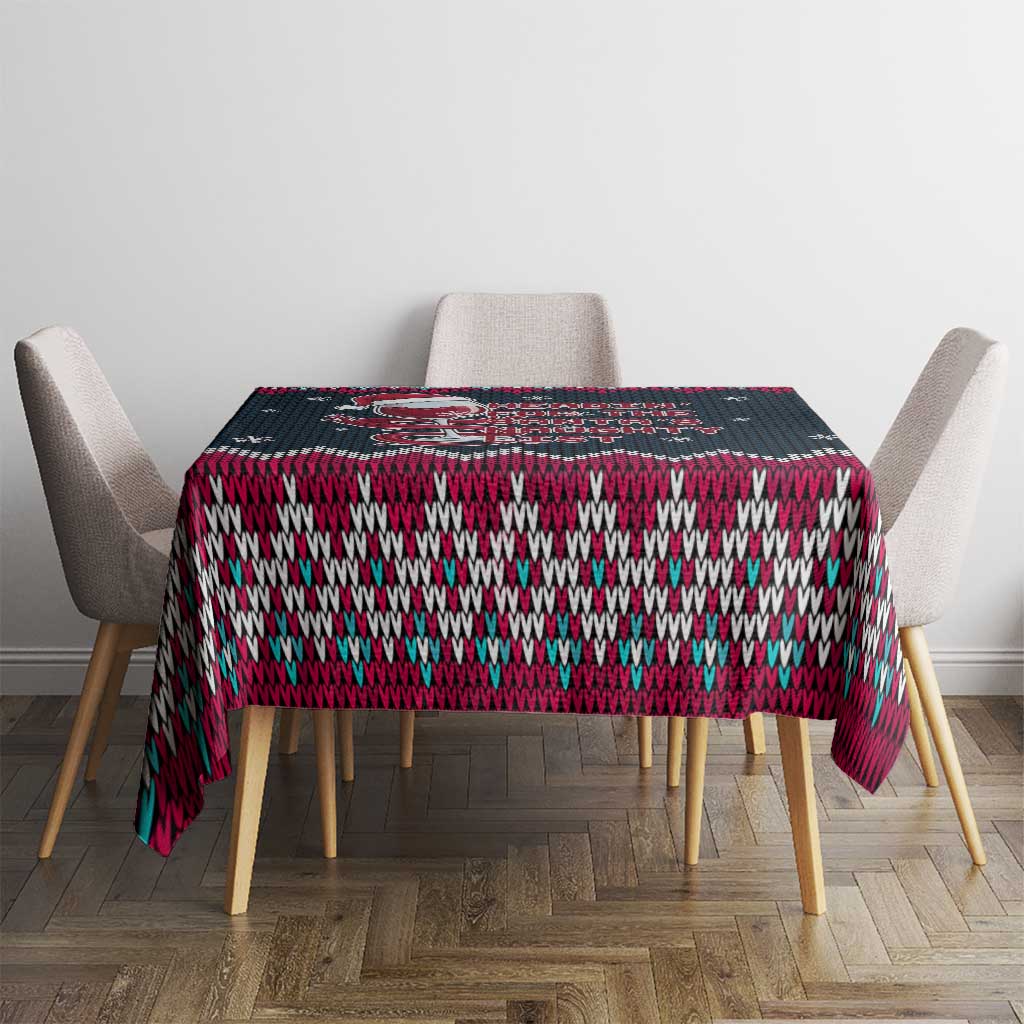 Headin For Santas Naughty Christmas Christmas Tablecloth Xmas Holiday Patterns - Wonder Print Shop