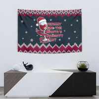Headin For Santas Naughty Christmas Christmas Tapestry Xmas Holiday Patterns - Wonder Print Shop