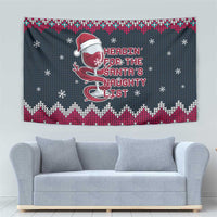 Headin For Santas Naughty Christmas Christmas Tapestry Xmas Holiday Patterns - Wonder Print Shop