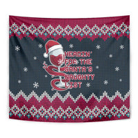 Headin For Santas Naughty Christmas Christmas Tapestry Xmas Holiday Patterns - Wonder Print Shop