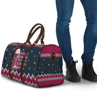 Headin For Santas Naughty Christmas Christmas Travel Bag Xmas Holiday Patterns - Wonder Print Shop