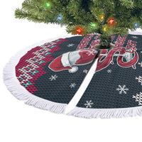 Headin For Santas Naughty Christmas Tree Skirt Xmas Holiday Patterns - Wonder Print Shop