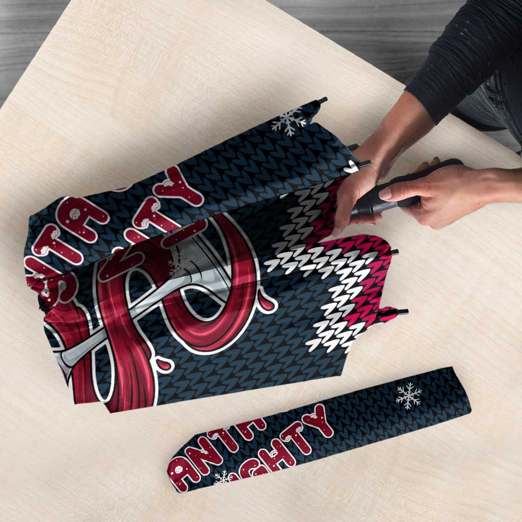 Headin For Santas Naughty Christmas Christmas Umbrella Xmas Holiday Patterns - Wonder Print Shop