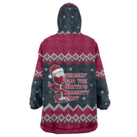 Headin For Santas Naughty Christmas Christmas Wearable Blanket Hoodie Xmas Holiday Patterns - Wonder Print Shop