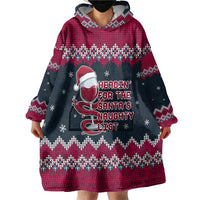 Headin For Santas Naughty Christmas Christmas Wearable Blanket Hoodie Xmas Holiday Patterns - Wonder Print Shop