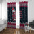 Headin For Santas Naughty Christmas Christmas Window Curtain Xmas Holiday Patterns - Wonder Print Shop