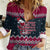 Headin For Santas Naughty Christmas Christmas Women Casual Shirt Xmas Holiday Patterns - Wonder Print Shop