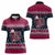 Headin For Santas Naughty Christmas Christmas Women Polo Shirt Xmas Holiday Patterns - Wonder Print Shop