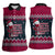 Headin For Santas Naughty Christmas Christmas Women Sleeveless Polo Shirt Xmas Holiday Patterns - Wonder Print Shop