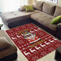 Hippie Car Santa Claus Christmas Area Rug Xmas Holiday Patterns - Wonder Print Shop