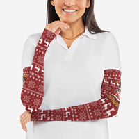 Hippie Car Santa Claus Christmas Arm Sleeves Xmas Holiday Patterns - Wonder Print Shop