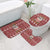 Hippie Car Santa Claus Christmas Bathroom Set Xmas Holiday Patterns - Wonder Print Shop