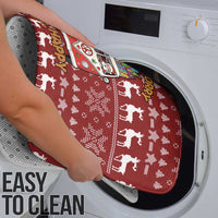 Hippie Car Santa Claus Christmas Bathroom Set Xmas Holiday Patterns - Wonder Print Shop