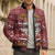 Hippie Car Santa Claus Christmas Bomber Puffer Jacket Xmas Holiday Patterns - Wonder Print Shop