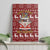 Hippie Car Santa Claus Christmas Canvas Wall Art Xmas Holiday Patterns - Wonder Print Shop