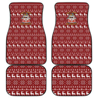 Hippie Car Santa Claus Christmas Car Mats Xmas Holiday Patterns - Wonder Print Shop