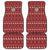 Hippie Car Santa Claus Christmas Car Mats Xmas Holiday Patterns - Wonder Print Shop