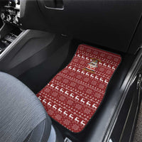 Hippie Car Santa Claus Christmas Car Mats Xmas Holiday Patterns - Wonder Print Shop
