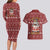 Hippie Car Santa Claus Christmas Couples Matching Long Sleeve Bodycon Dress and Hawaiian Shirt Xmas Holiday Patterns - Wonder Print Shop