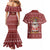 Hippie Car Santa Claus Christmas Couples Matching Mermaid Dress and Hawaiian Shirt Xmas Holiday Patterns - Wonder Print Shop