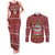 Hippie Car Santa Claus Christmas Couples Matching Tank Maxi Dress and Long Sleeve Button Shirt Xmas Holiday Patterns - Wonder Print Shop