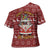 Hippie Car Santa Claus Christmas Cross Shoulder Shirt Xmas Holiday Patterns - Wonder Print Shop