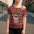 Hippie Car Santa Claus Christmas Cross Shoulder Shirt Xmas Holiday Patterns - Wonder Print Shop