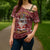 Hippie Car Santa Claus Christmas Cross Shoulder Shirt Xmas Holiday Patterns - Wonder Print Shop