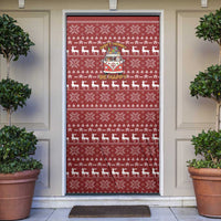 Hippie Car Santa Claus Christmas Door Cover Xmas Holiday Patterns - Wonder Print Shop